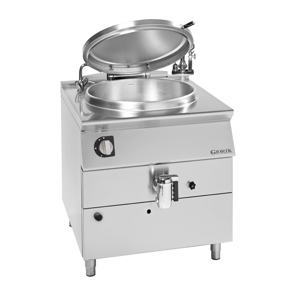 Giorik PGI910 Natural Gas Indirect Heat Boiling Pan - 100Ltr (Direct)