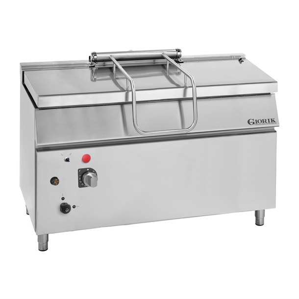 Giorik BG96XA Natural Gas Bratt Pan with Motorised Tilt - 120Ltr (Direct)
