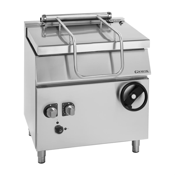 Giorik BE94XM Electric Bratt Pan with Manual Tilt 3 Phase- 80Ltr (Direct)