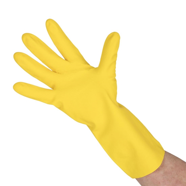 Ansell 87-190 Econohands Rubber Househould Yellow 1010X Size XL(Pack 12)(Direct)