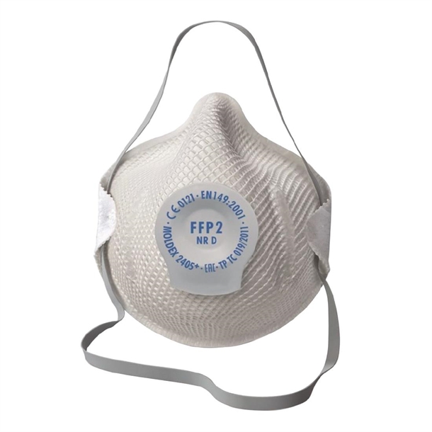 Moldex 2405 Non-Reusable FFP2V Valved Mask Box (20 Pack) (Direct)