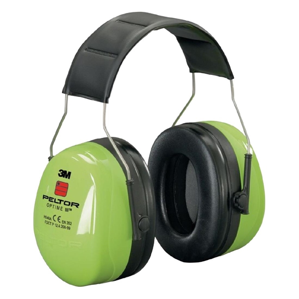 3m H540A-461-GB Optime III Ear Defend Headband Hi Vis SNR31 (Direct)