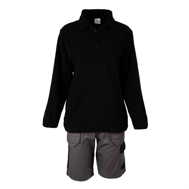 Endurance 1/4 Zip Micro Fleece 280gsm Black - Size XL (Direct)