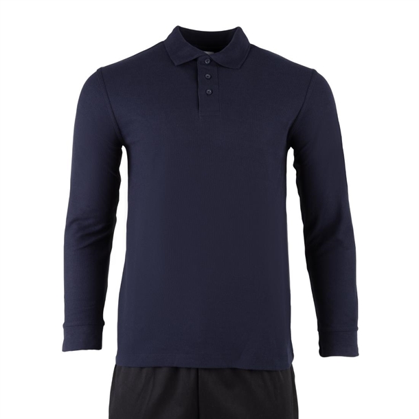 Endurance Long Sleeve Navy Polo Shirt - Size XL (Direct)
