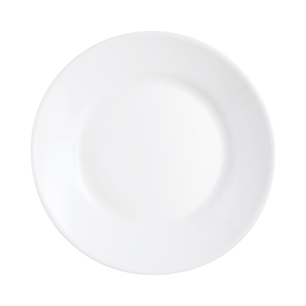 Arc Opal Restaurant Wide Rim Plate - 195mm (Pack 24) (B2B)