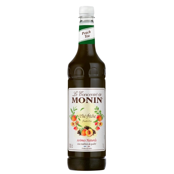Monin Peach Tea Concentrate - 1Ltr