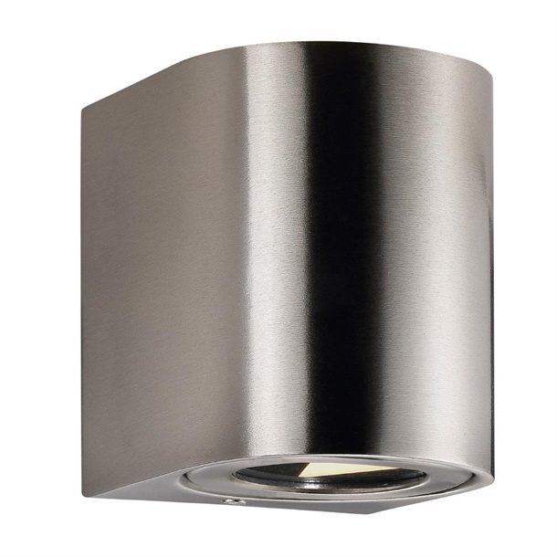 Nordlux Canto 2 Outdoor Wall Light Stainless Steel (Direct)