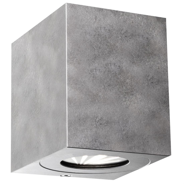 Nordlux Canto Kubi 2 Outdoor Wall Light Galvanized (Direct)