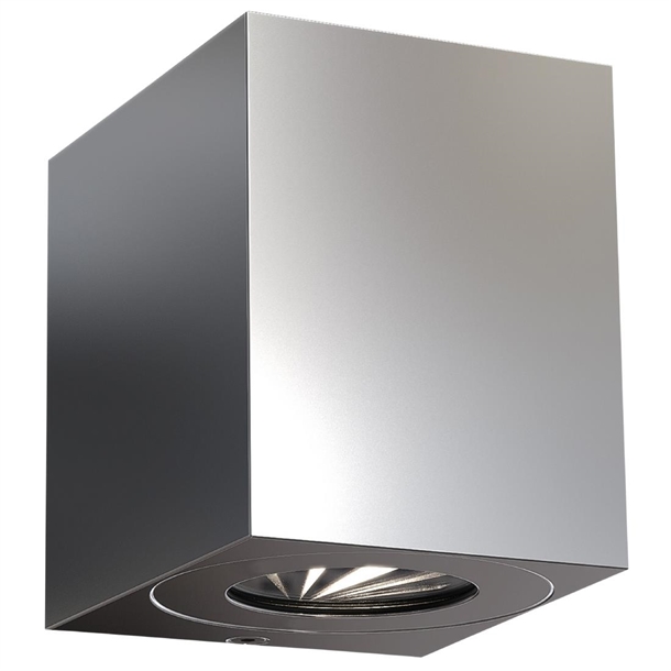 Nordlux Canto Kubi 2 Outdoor Wall Light Stainless Steel (Direct)