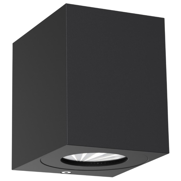 Nordlux Canto Kubi 2 Outdoor Wall Light Seaside Black (Direct)