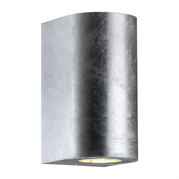 Nordlux Canto Maxi 2 Outdoor Wall Light Galvanized (Direct)