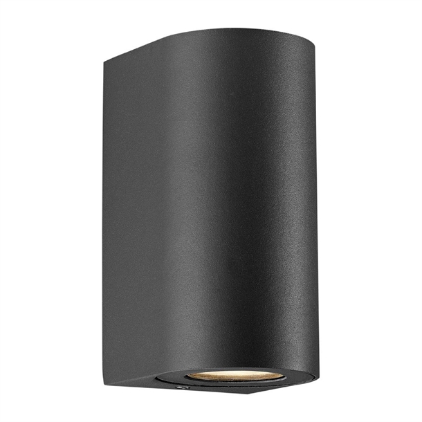 Nordlux Canto Maxi 2 Outdoor Wall Light Seaside Black (Direct)