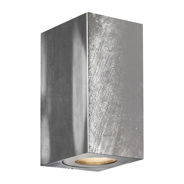 Nordlux Canto Maxi Kubi 2 Outdoor Wall Light Galvanized (Direct)