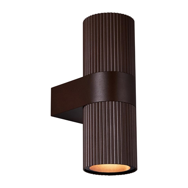 Nordlux Kyklop Ripple Outdoor Wall Light Rusty (Direct)