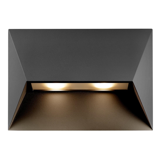 Nordlux Pontio 27 Outdoor Wall Light Black (Direct)