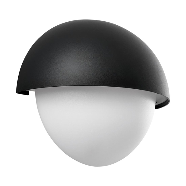 Nordlux Scorpius Maxi Round Outdoor Wall Light Black (Direct)