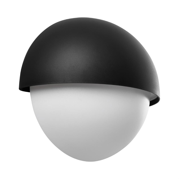 Nordlux Scorpius Round Outdoor Wall Light Black (Direct)