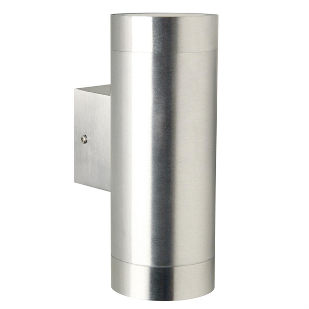 Nordlux Tin Maxi Double Outdoor Wall Light Aluminium (Direct)