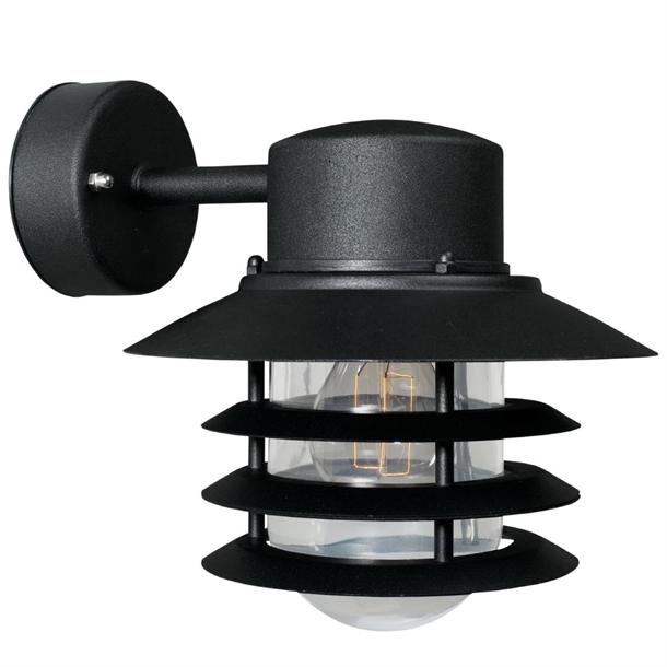Nordlux Vejers Down Outdoor Wall Light Black (Direct)