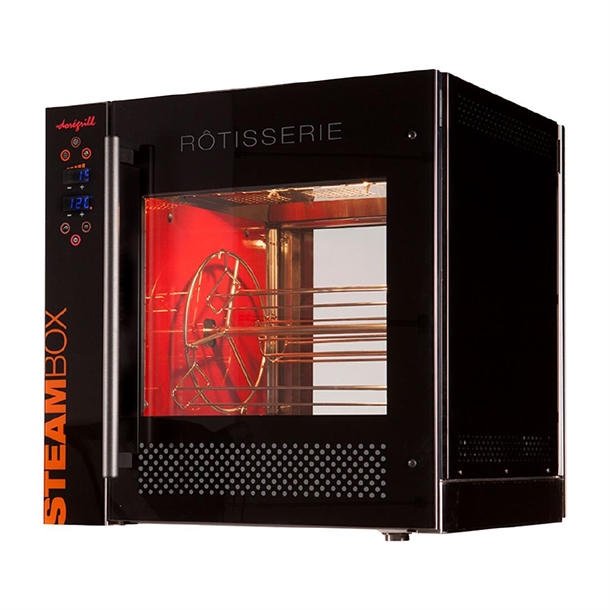 Doregrill Steambox Electric Self-Cleaning Basket Rotisserie - 9kW (Direct)