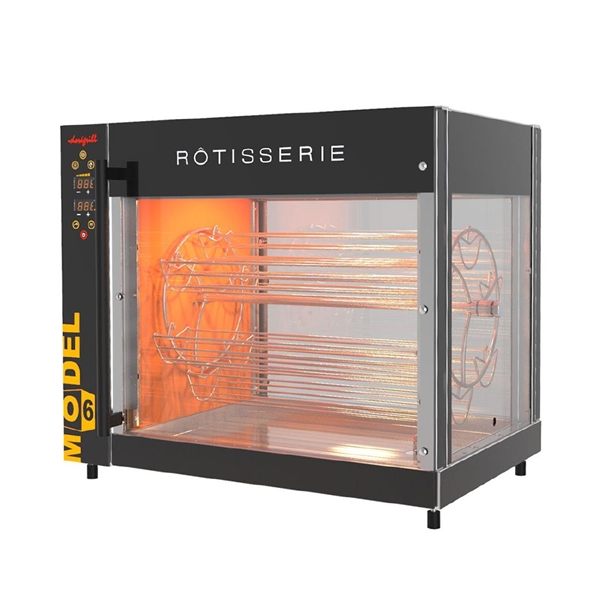 Doregrill MODEL 6 Electric Self-Cleaning Basket Rotisserie - 9.5kW (Direct)