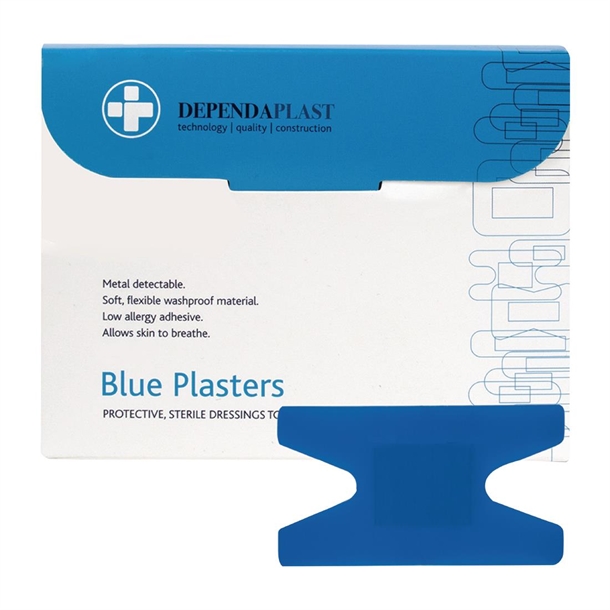 Dependaplast Blue Food Area Plasters Anchor (Pack 50)