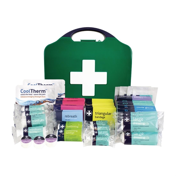 Workplace Bs8599-1 First Aid Kit - Large - Aura3 Box - Large - Green
