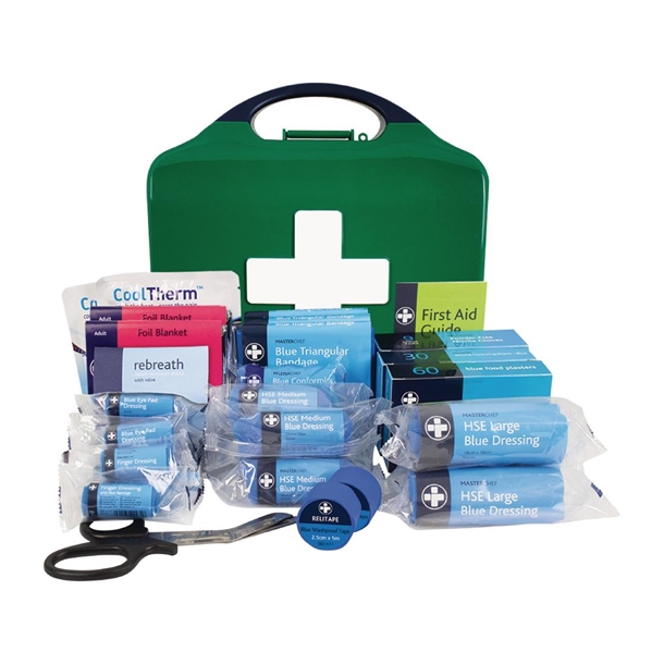 Masterchef Catering Bs8599-1 First Aid Kit - Medium - Aura3 Box - Medium - Green