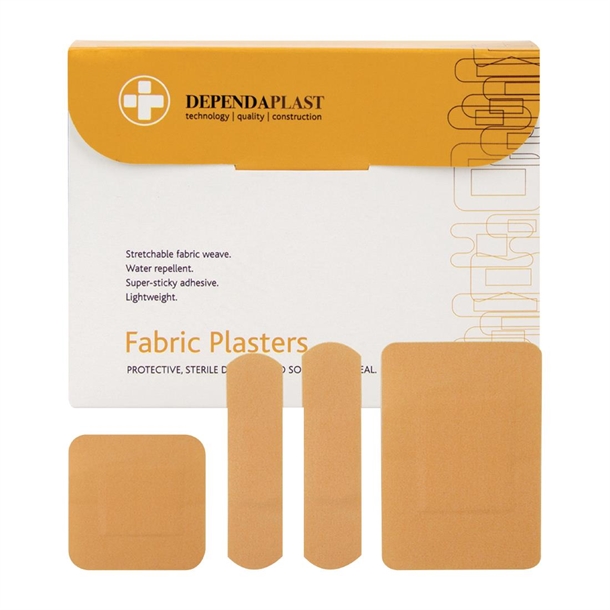 Dependaplast Advanced Fabric Plasters Assorted (Pack 100)