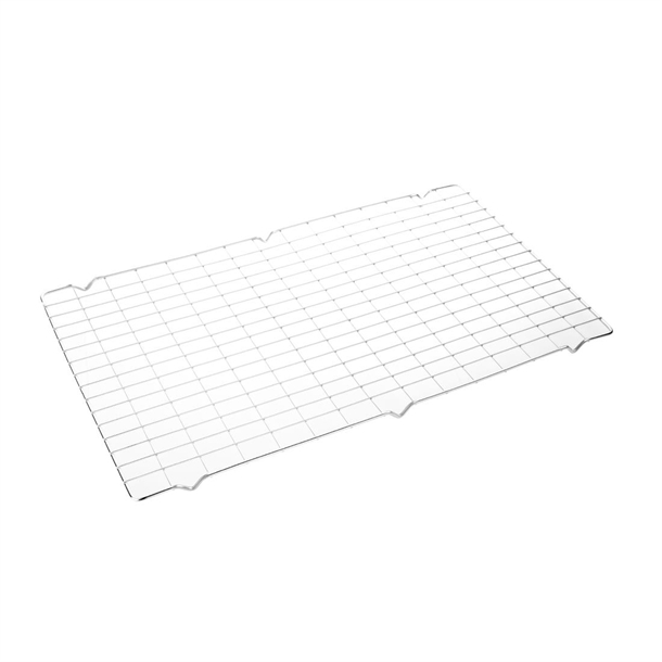 Nisbets Essentials Stainless Steel Cake Cooling Rack - 432x254mm (Set 2)