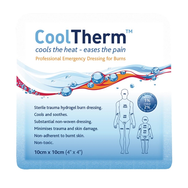Cooltherm Burn Relief Dressing - 10x10cm
