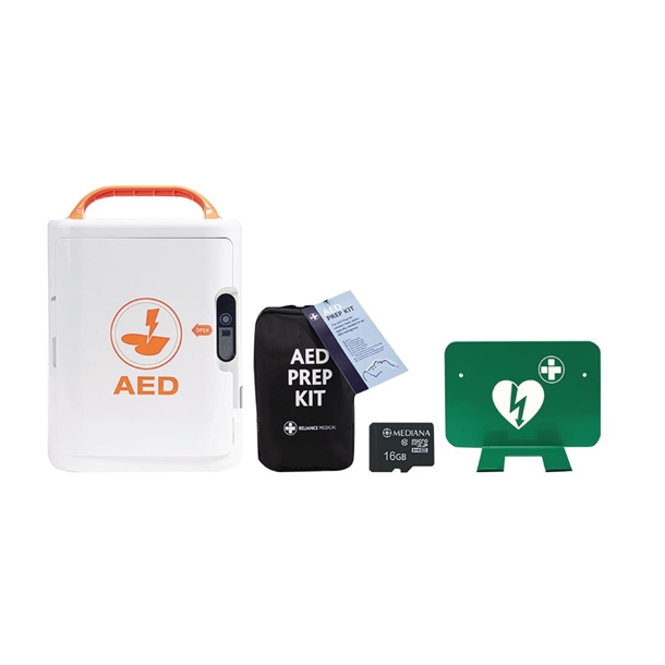 Mediana A16 Fully Automatic Defib with SD Card/Bracket & Prep Kit (Direct)
