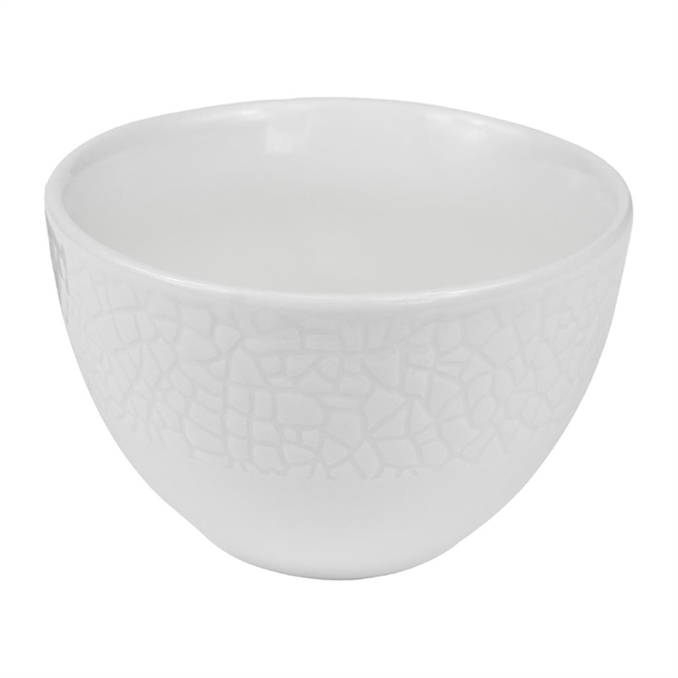 Churchill Viana White Open Sugar Bowl - 227ml (Pack 12) (B2B)