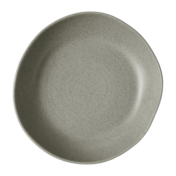 Churchill Peppercorn Grey Natural Organic Deep Bowl - 250mm (Pack 6) (B2B)