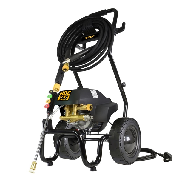 V-Tuf HDC140 Cold Pressure Washer With Cage Frame 240V - 8Ltr/Min (Direct)