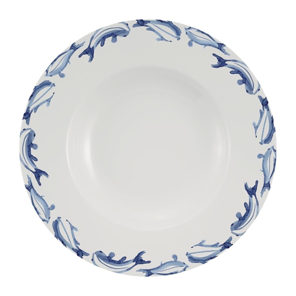 Maritime Ocean Breeze Rimmed Bowl - 280mm (Pack 6) (B2B)