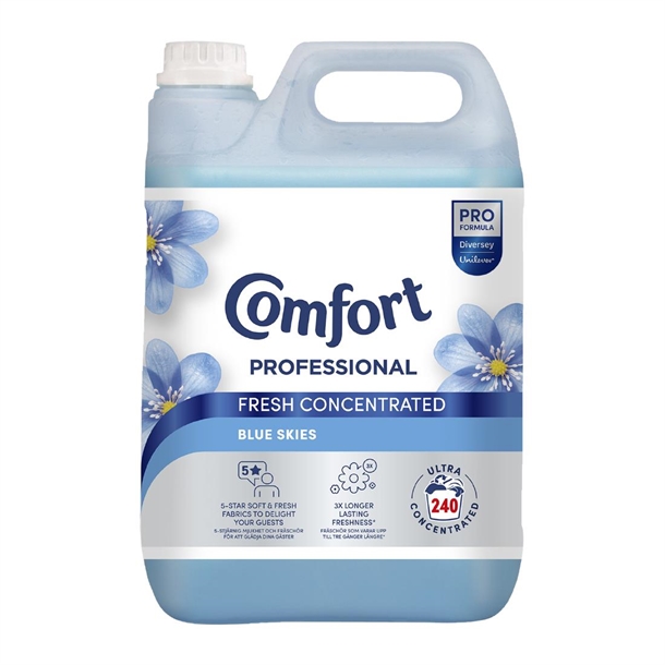 Comfort Pro-Formula Concentrated Fabric Softener Fresh - 4.8Ltr (Pack 2)