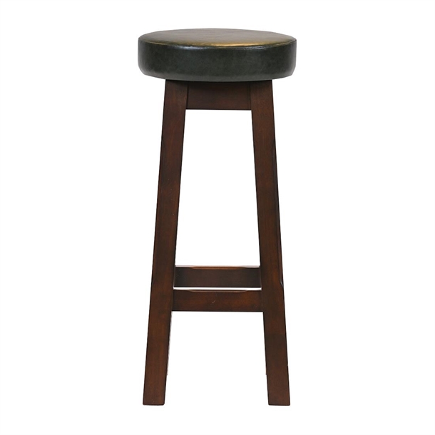 Wessex High Stool Dark Walnut with Bison Cedar Seat (Pack 2) (Direct)