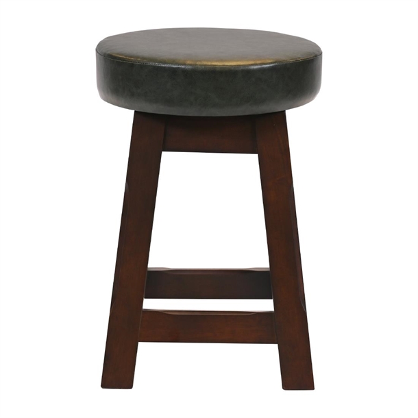 Wessex Low Stool Dark Walnut with Bison Cedar Seat (Pack 2) (Direct)