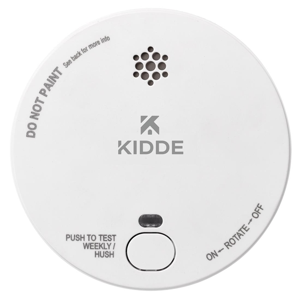 Optical Smoke Alarm Alkaline Batteries with 10-Year Sensor Life