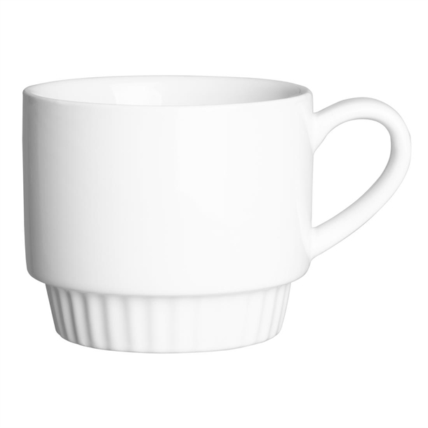 Olympia Café Stacking Mug White - 340ml (Box 6)