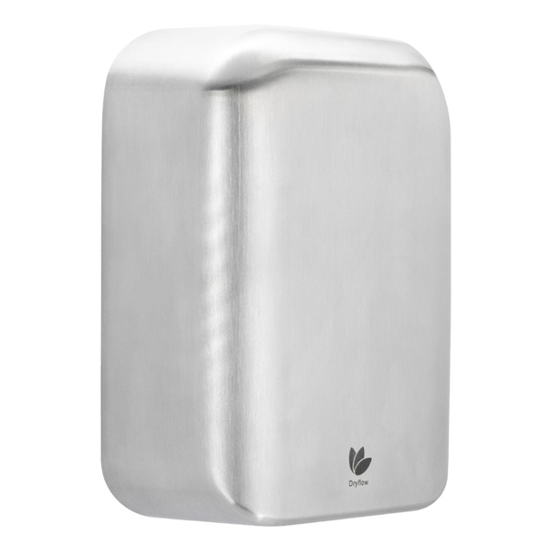 Dryflow Quiet Viska Hand Dryer Brushed Satin (Direct)