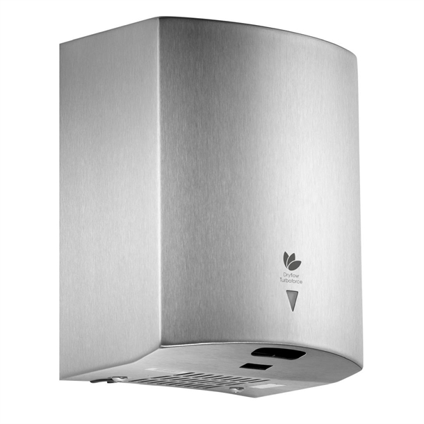 Dryflow Turboforce Hand Dryer Brushed Satin TF03 (Direct)