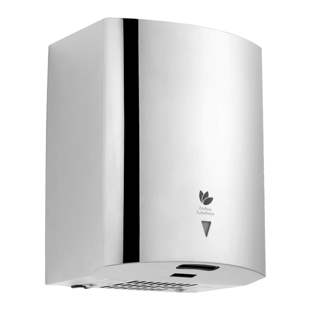 Dryflow Turboforce Hand Dryer Polished Chrome TF02 (Direct)