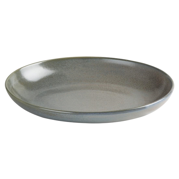 Olympia Ember Blue Oval Bowl - 265x200x43mm 970ml (Box 4)