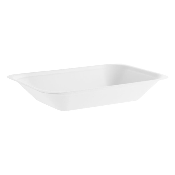 Vegware Nourish Moulded Fibre Chip Tray - 16oz (Box 500)