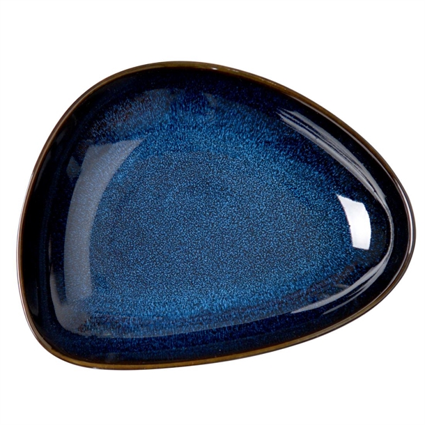 Olympia Luna Midnight Blue Triangular Bowl - 228x175x40mm (Box 6)