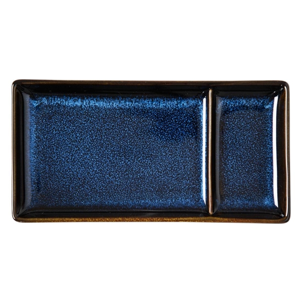 Olympia Luna Midnight Blue Rectangular Dipping Plate - 204x105mm (Box 6)