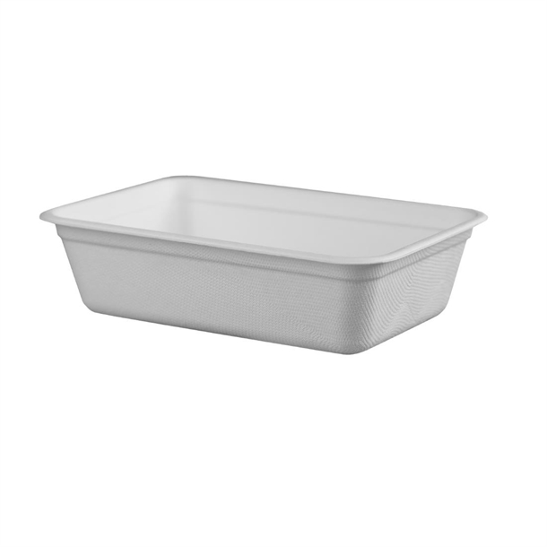 Vegware Nourish Moulded Fibre Takeaway Tray - 500ml 16oz (Pack 500)