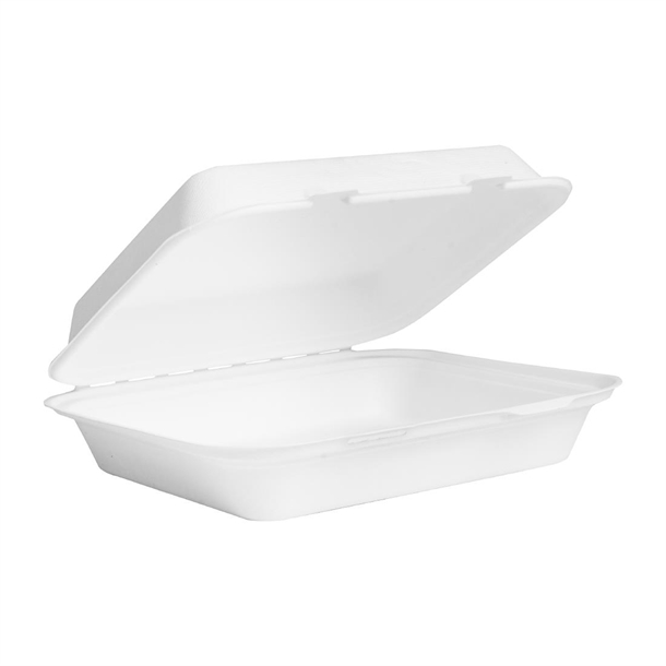 Vegware Nourish Moulded Fibre Lunch Box - 9x8" (Pack 200)